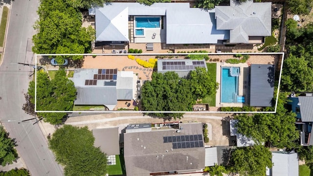 1700 S 3rd St, Austin, TX 78704 - view of property location with a pool area and property boundaries highlighted