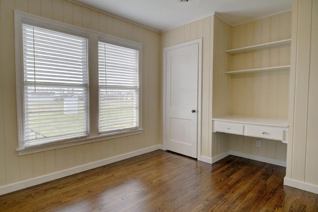 TBD-TRACT2 Rabbs Prairie Rd, La Grange, TX 78945 - unfurnished bedroom with crown molding, dark wood-type flooring, and baseboards