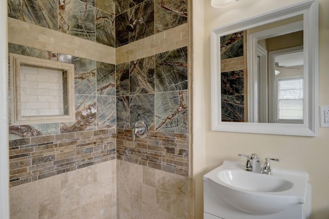 TBD-TRACT2 Rabbs Prairie Rd, La Grange, TX 78945 - full bath featuring vanity and tiled shower