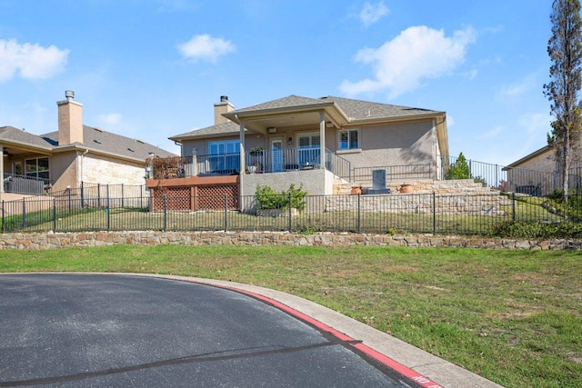 38 White Magnolia Cir, Austin, TX 78734 - view of front of home with stucco siding