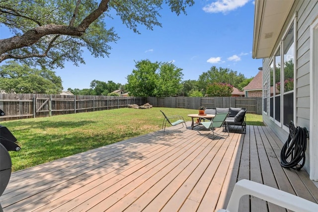 120 Spring Ct, Georgetown, TX 78633 - view of wooden terrace