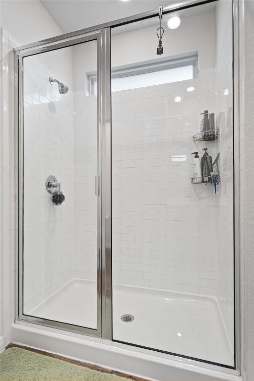 204 Connor Ln, Georgetown, TX 78626 - bathroom with a stall shower