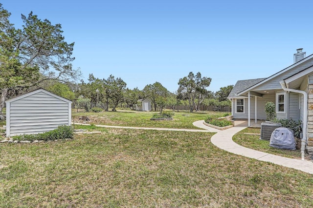 1005 Westland Ridge Rd, Dripping Springs, TX 78620 - view of yard with cooling unit