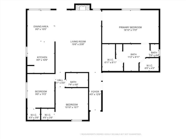 1806 Krizan Ave, Austin, TX 78727 - property floor plan