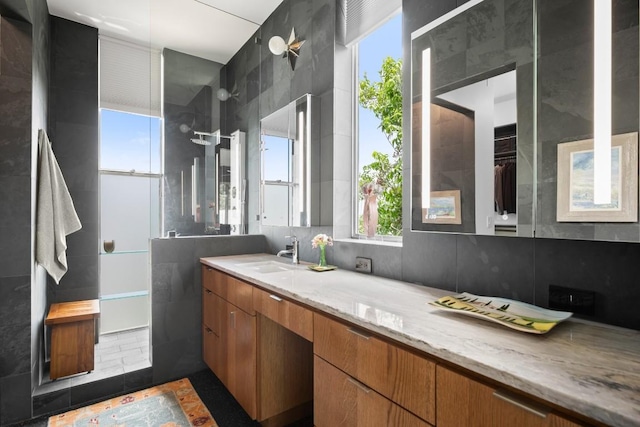 1003 E 8th St, Austin, TX 78702 - full bathroom with vanity and walk in shower