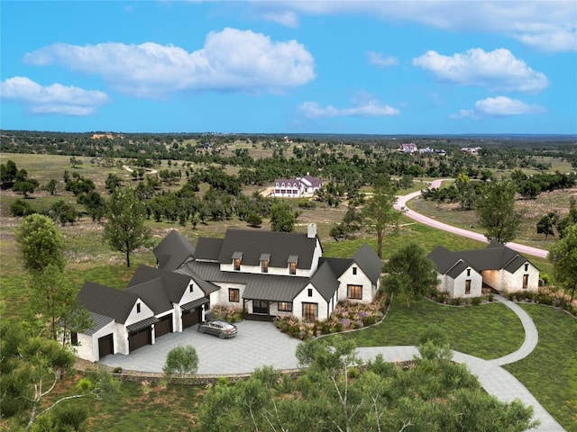 30 Sutton Dr, Fredericksburg, TX 78624 - aerial view of property and surrounding area featuring a tree filled landscape