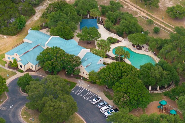 700 Zen Gardens Ter, Austin, TX 78732 - bird's eye view of a pool