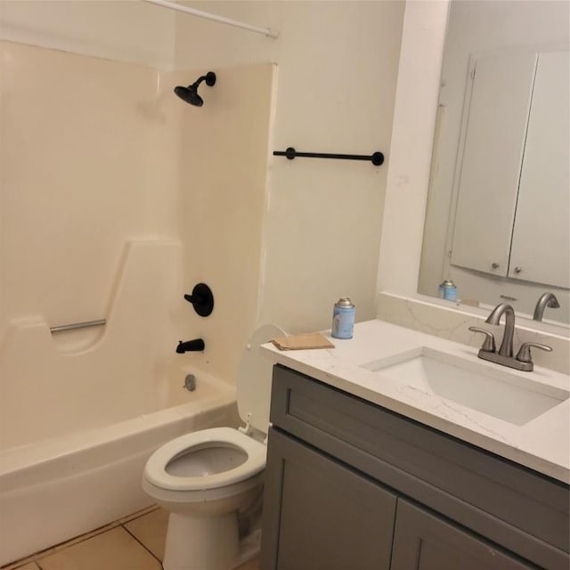 405 S Blue Ridge Parkway, Cedar Park, TX 78613 - full bath with tile patterned flooring, vanity, shower / washtub combination, and toilet