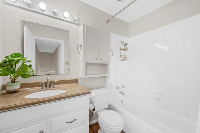 2814 Windsor Rd, Austin, TX 78703 - full bath featuring vanity, toilet, and shower / washtub combination