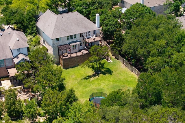 3437 Mulberry Creek Dr, Austin, TX 78732 - view from above of property