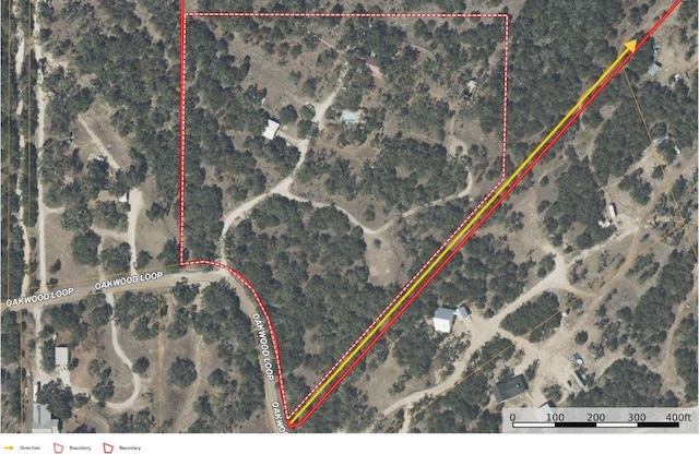 0000 Oakwood Loop, San Marcos, TX 78666 - map / location with property parcel outlined