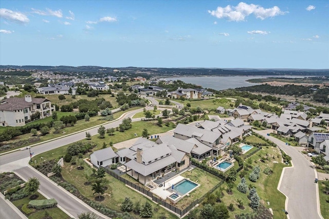 416 Kayak Way Unit 1, Austin, TX 78738 - aerial view of residential area with a pool area