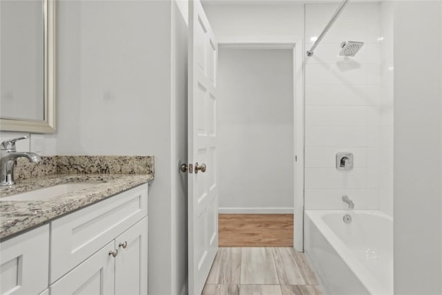 4202 N Hills Dr, Austin, TX 78731 - full bath featuring vanity and shower / washtub combination