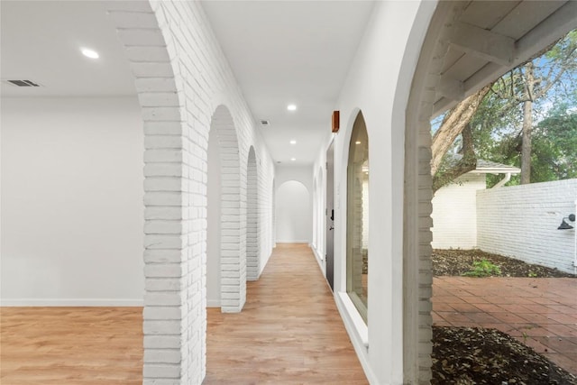4202 N Hills Dr, Austin, TX 78731 - hallway with arched walkways