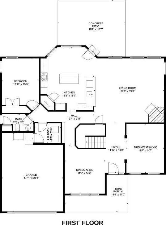 220 Grafton Ln, Austin, TX 78737 - home floor plan
