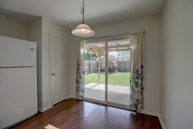 77 Jan Ln, Georgetown, TX 78626 - unfurnished dining area with wood finished floors