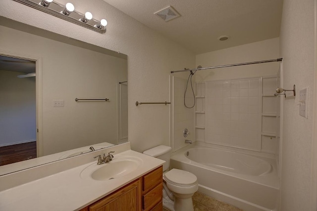 77 Jan Ln, Georgetown, TX 78626 - bathroom with vanity and washtub / shower combination
