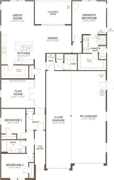 20408 Stelfox St, Manor, TX 78653 - home floor plan