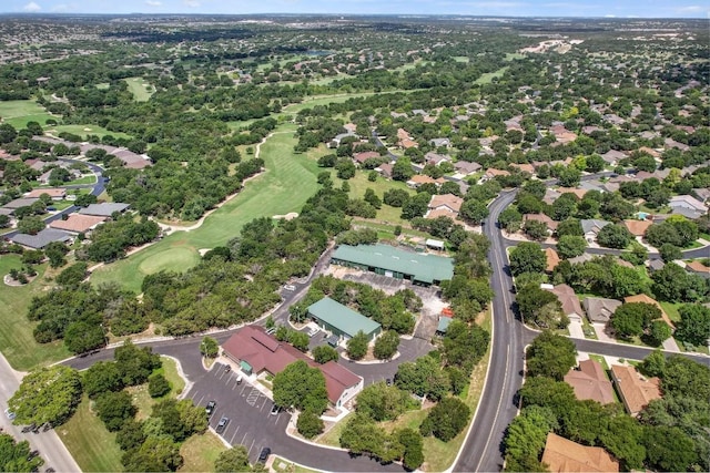 401 Texas Dr, Georgetown, TX 78633 - aerial view of property's location featuring a golf club and nearby suburban area