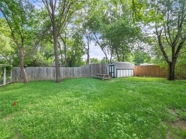 410 Blueberry Hl, Austin, TX 78745 - fenced backyard featuring a storage shed