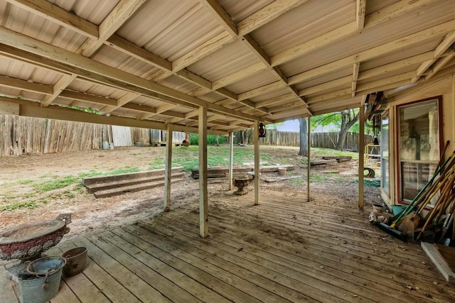 4802 Peach Grove Ct, Austin, TX 78744 - deck with a fenced backyard