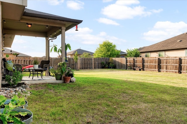 228 Wallops, Kyle, TX 78640 - view of yard with a patio area