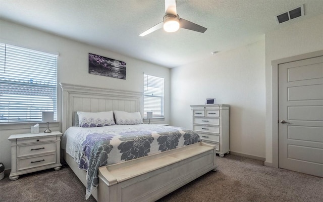 4701 Tully Dr, Pflugerville, TX 78660 - bedroom featuring carpet floors, a ceiling fan, and baseboards