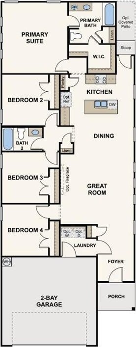 12006 Curlin Cv, Buda, TX 78610 - home floor plan