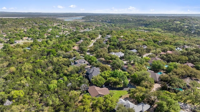 105 Palos Verdes Dr, Lakeway, TX 78734 - drone / aerial view of a heavily wooded area