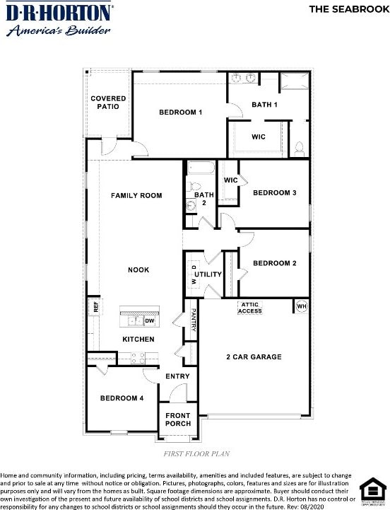 175 Rearden Blvd, Jarrell, TX 76537 - floor plan / room layout
