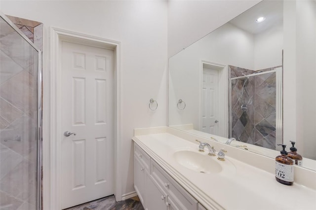 2918 Ranch Road 620 N Unit 299, Austin, TX 78734 - bathroom with vanity and a marble finish shower