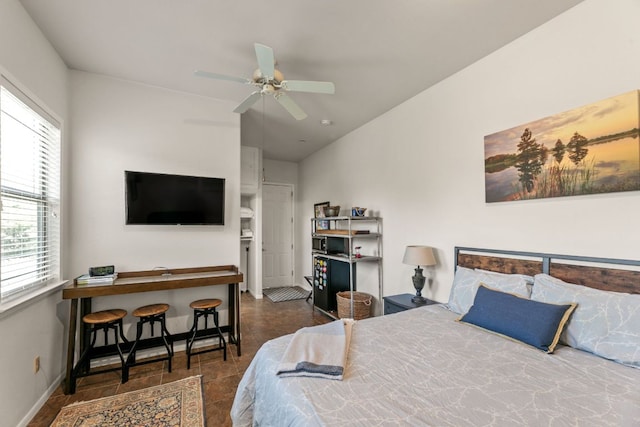 9300 N Madrone Trl, Austin, TX 78737 - bedroom featuring a ceiling fan and baseboards
