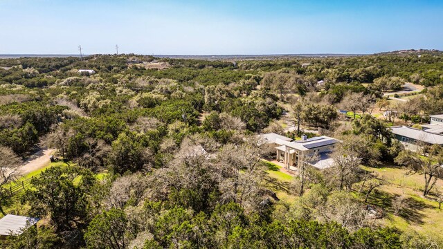 9300 N Madrone Trl, Austin, TX 78737 - view from above of property featuring a heavily wooded area