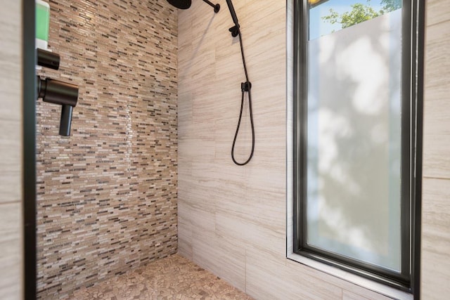 1405 Parkinson Dr, Austin, TX 78704 - bathroom with tiled shower