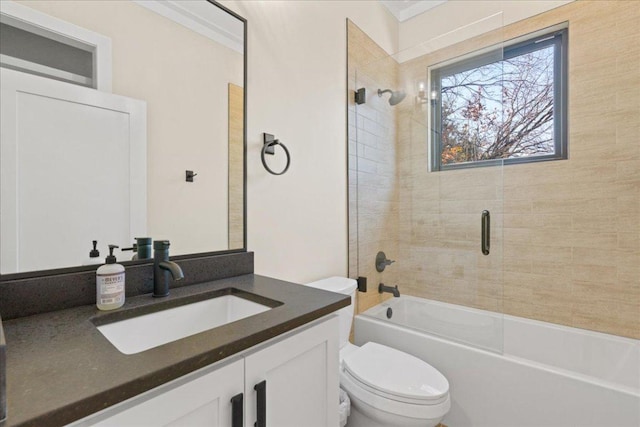 1405 Parkinson Dr, Austin, TX 78704 - full bathroom with toilet, vanity, and bathing tub / shower combination