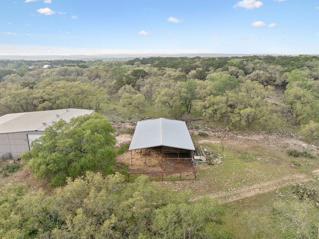 27846 Natural Bridge Caverns Rd, San Antonio, TX 78266 - view from above of property featuring a forest