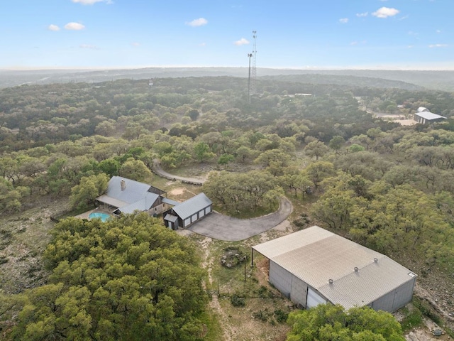 27846 Natural Bridge Caverns Rd, San Antonio, TX 78266 - view from above of property featuring a heavily wooded area