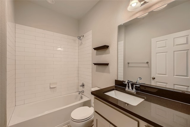 2009 Jacey Way, Austin, TX 78725 - full bathroom with vanity, toilet, and shower / washtub combination