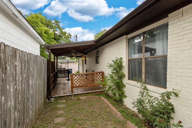220 E Belton Ave, Rockdale, TX 76567 - view of yard with a deck