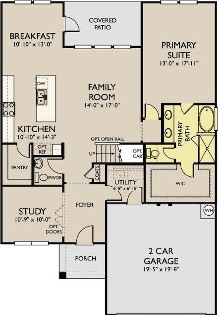 2460 Walking Y Rd, Georgetown, TX 78633 - home floor plan