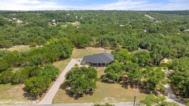 14717 Crosscreek Dr, Austin, TX 78737 - view of subject property with a forest