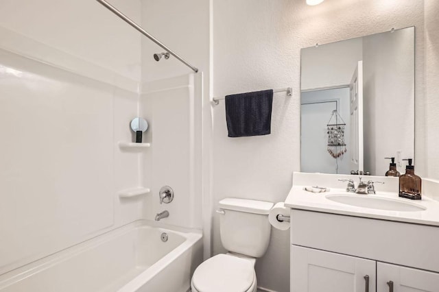 1521 W Kerr Pass, Leander, TX 78641 - bathroom featuring vanity, washtub / shower combination, and a textured wall