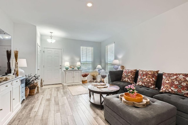 1521 W Kerr Pass, Leander, TX 78641 - living room with light wood-style floors