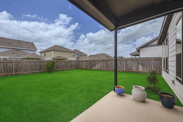 1521 W Kerr Pass, Leander, TX 78641 - fenced backyard with a patio area