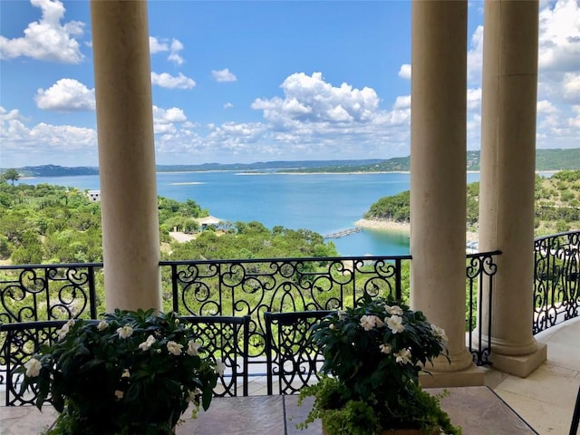12821 Park Dr, Austin, TX 78732 - balcony with a water view