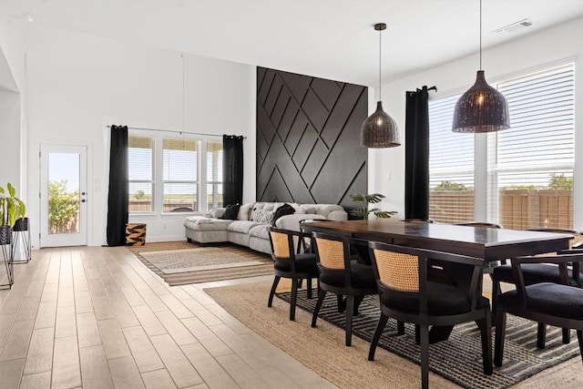 400 Turnbuckle Bnd, Leander, TX 78641 - dining space with light wood finished floors