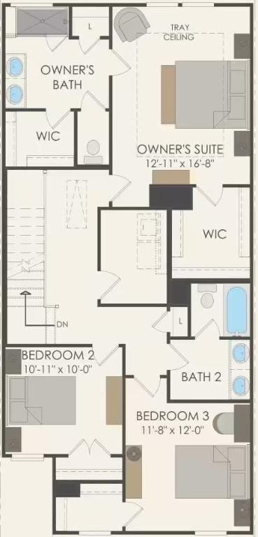 2725 Woodall Dr Unit 1601, Cedar Park, TX 78613 - home floor plan