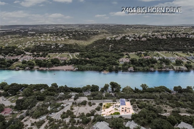 2404 Big Horn Dr, Austin, TX 78734 - drone / aerial view of a large body of water