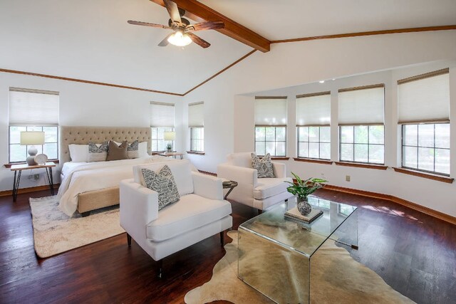 1005 Salem Ln, Austin, TX 78753 - bedroom featuring wood finished floors, multiple windows, and baseboards