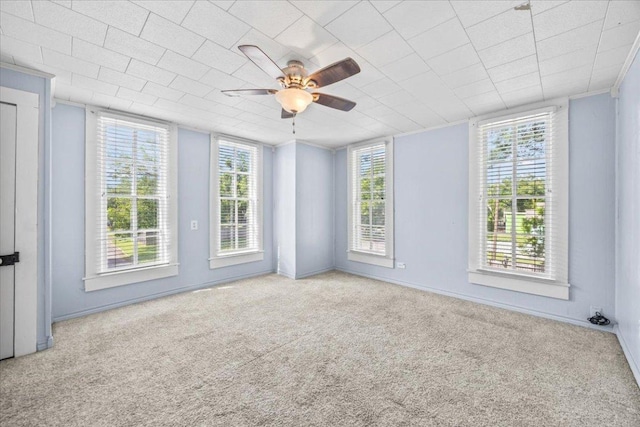 1223 Cecelia St, Taylor, TX 76574 - carpeted empty room featuring ceiling fan